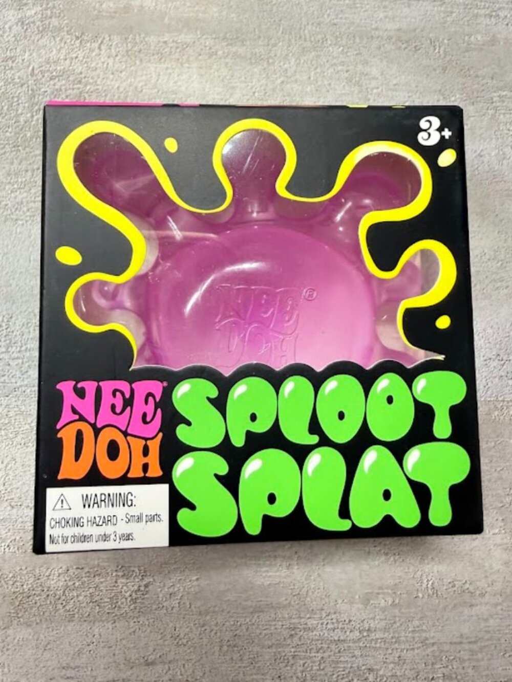 Needoh Sloot Splat Squeeze toy Pink